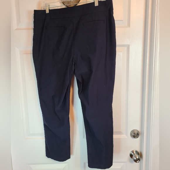Apt 9 Woman's Dress Pants, Size 16P, Color: Navy Blue - Picture 13 of 16